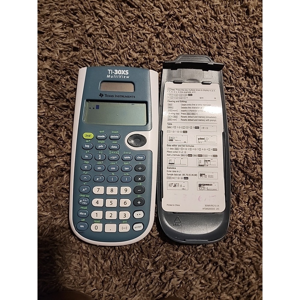 Texas Instruments TI-30XS MultiView Scientific Calculator Tested‎ & Working - Picture 2 of 2